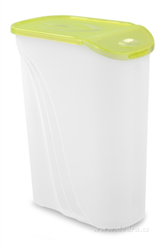POJEMNIK z otwieran, pokrywk - 1,3 litra zielony