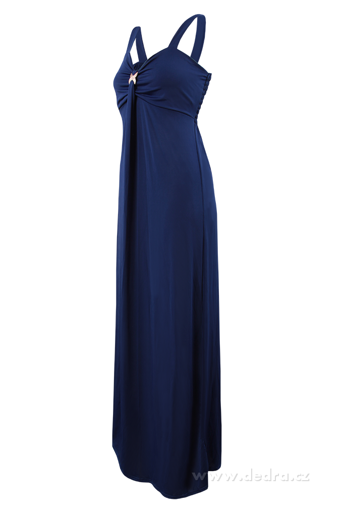 DAPHNE dlouhé šaty, modré