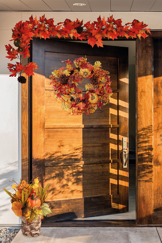 160 cm GIRLANDA, podzimní dekorace na okna, dveře i stěny
