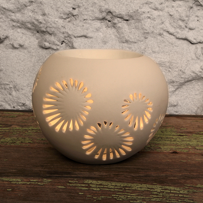 Keramická aromalampa, na čajovou svíčku