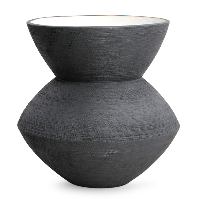 DA90721-XL keramická váza STONE výška 27,5 cm