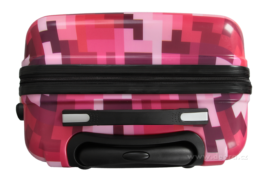 Kufr menší, pink tetris