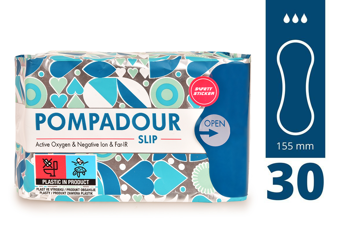Levně POMPADOUR® SLIP | Anionové bavlněné intimky | 30 ks + tester zdarma
