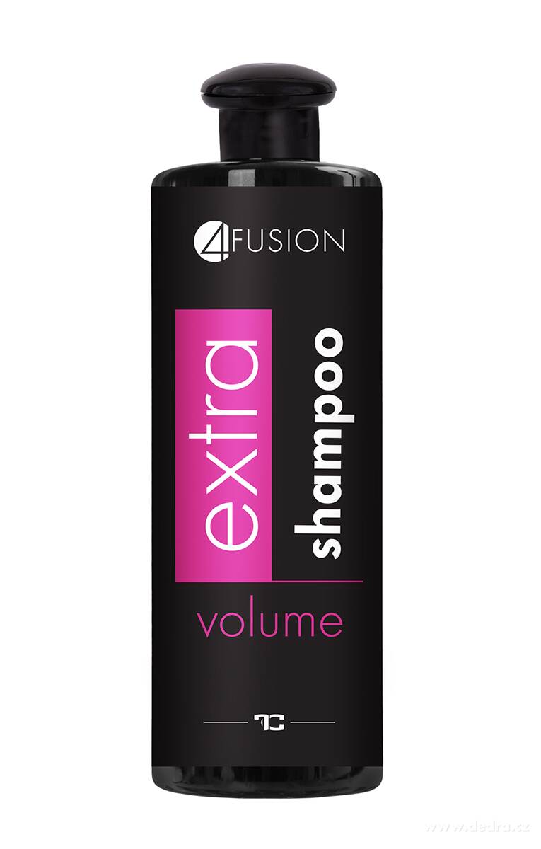 4 FUSION šampón 400 ml extra volume pre objem a lepší vzhľad účesu