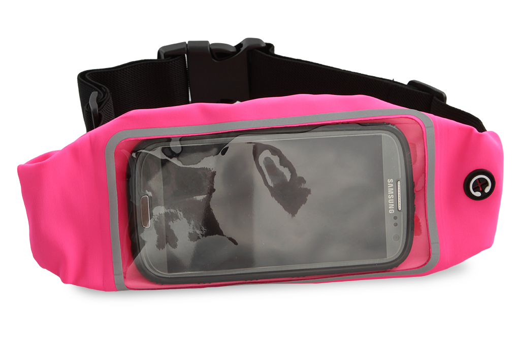 DA95103-Športové puzdro na mobil a osobné veci, ružové