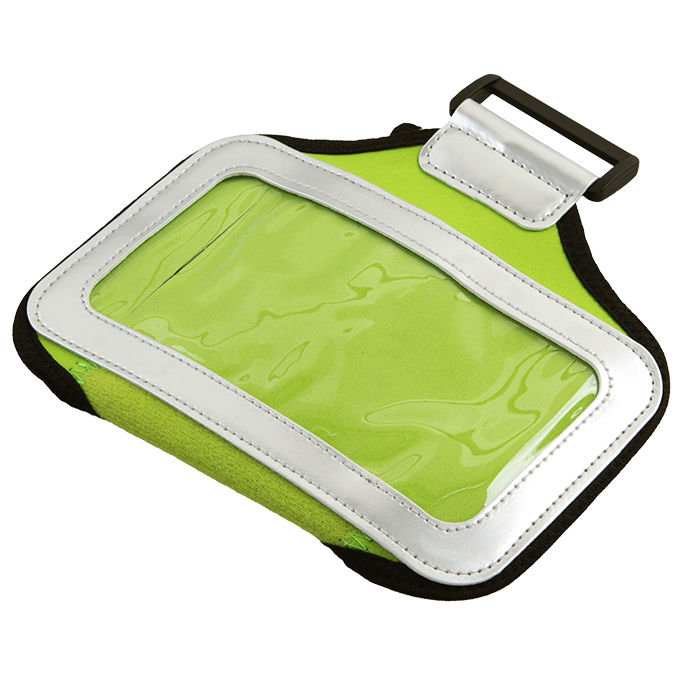 DA95122-Športové púzdro na paži pre mobilné telefóny, zelené