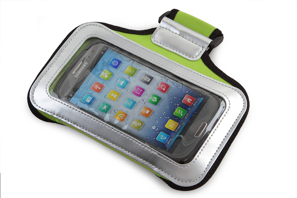 DA95122-Športové púzdro na paži pre mobilné telefóny, zelené