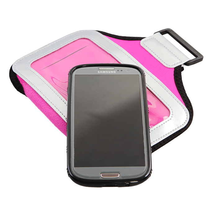DA95123-Športové púzdro na paži pre mobilné telefóny, ružové