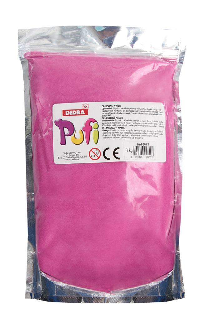 DA95092-Náhradná náplň PUFI čarovný piesok fialovo-ružový