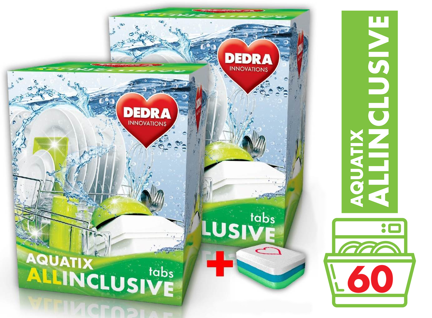 AQUATIX ALLINCLUSIVE 60 TABS multifunkční tablety do myčky