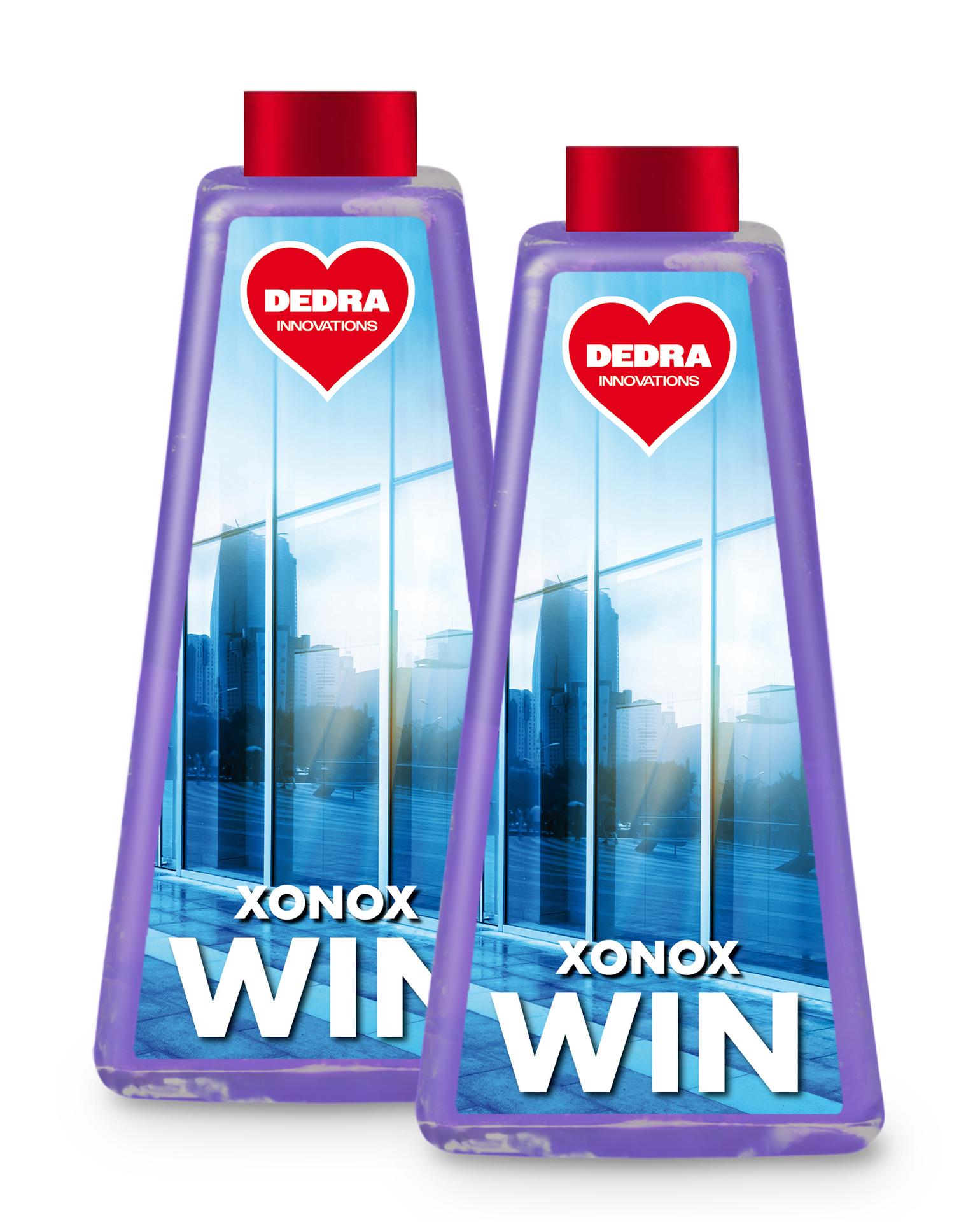 2� Piankowy p�yn do czyszczenia okien, szyb & luster | XONOX WIN | zapach JUICY SUMMER | 2� 500 ml (zapasy bez spryskiwaczy)