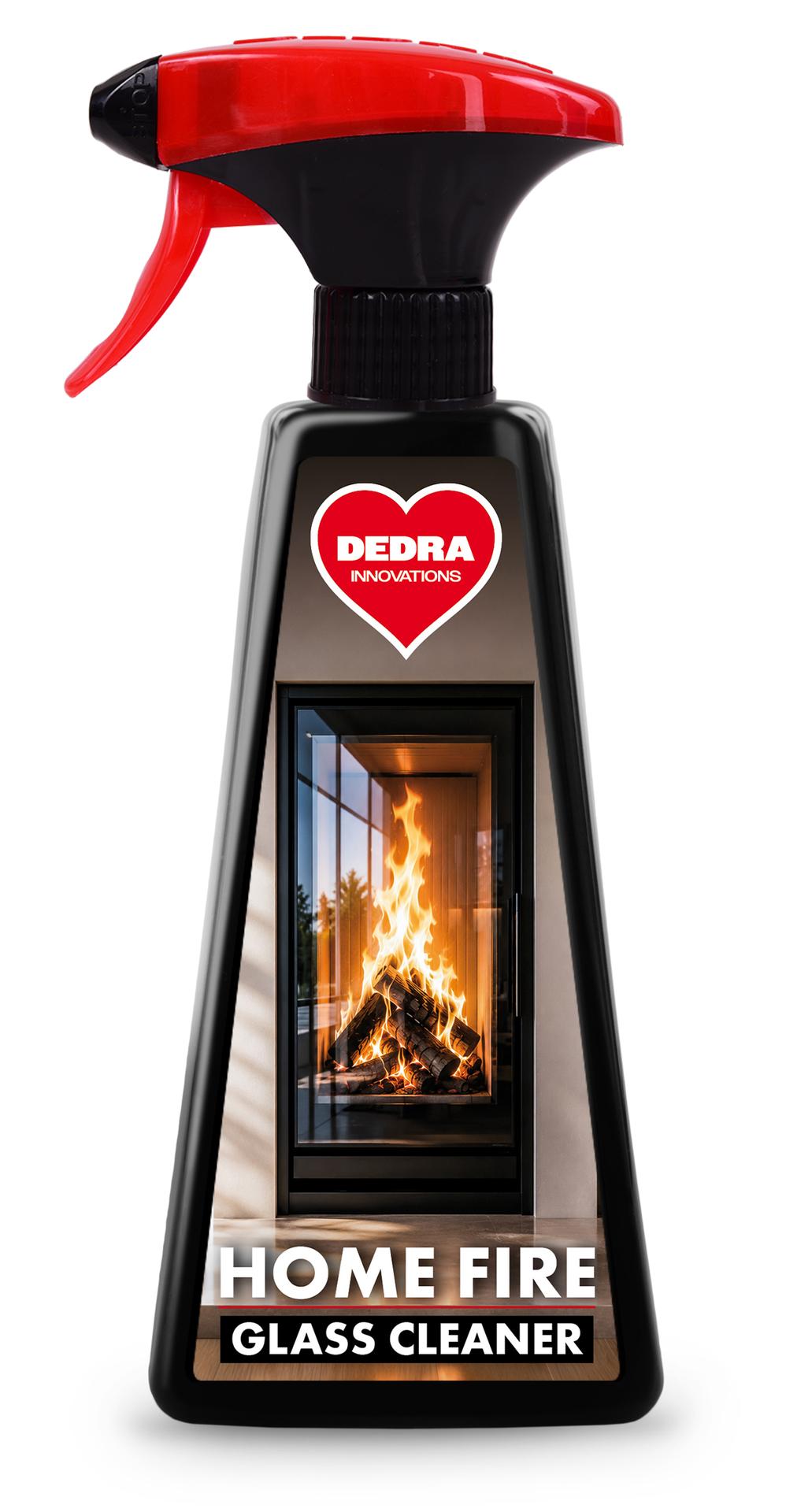 HOME FIRE | Ekstra silny środek do czyszczenia szyb kominków i pieców | 500 ml