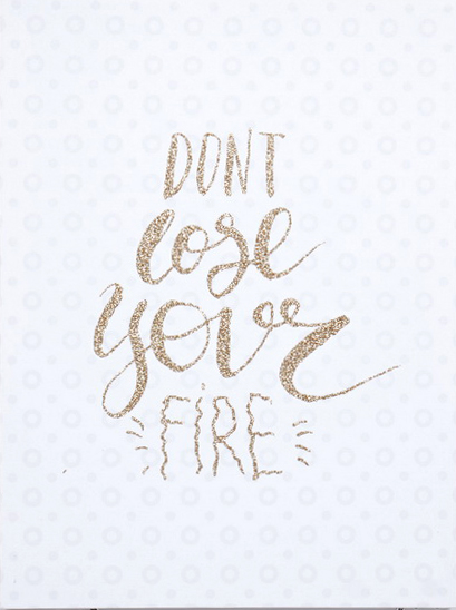 Obraz na plátně, digitální tisk Don´t lose your fire