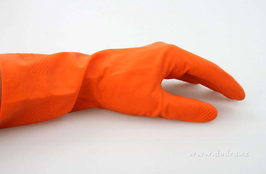 Ochranné gumové rukavice na domáce upratovanie