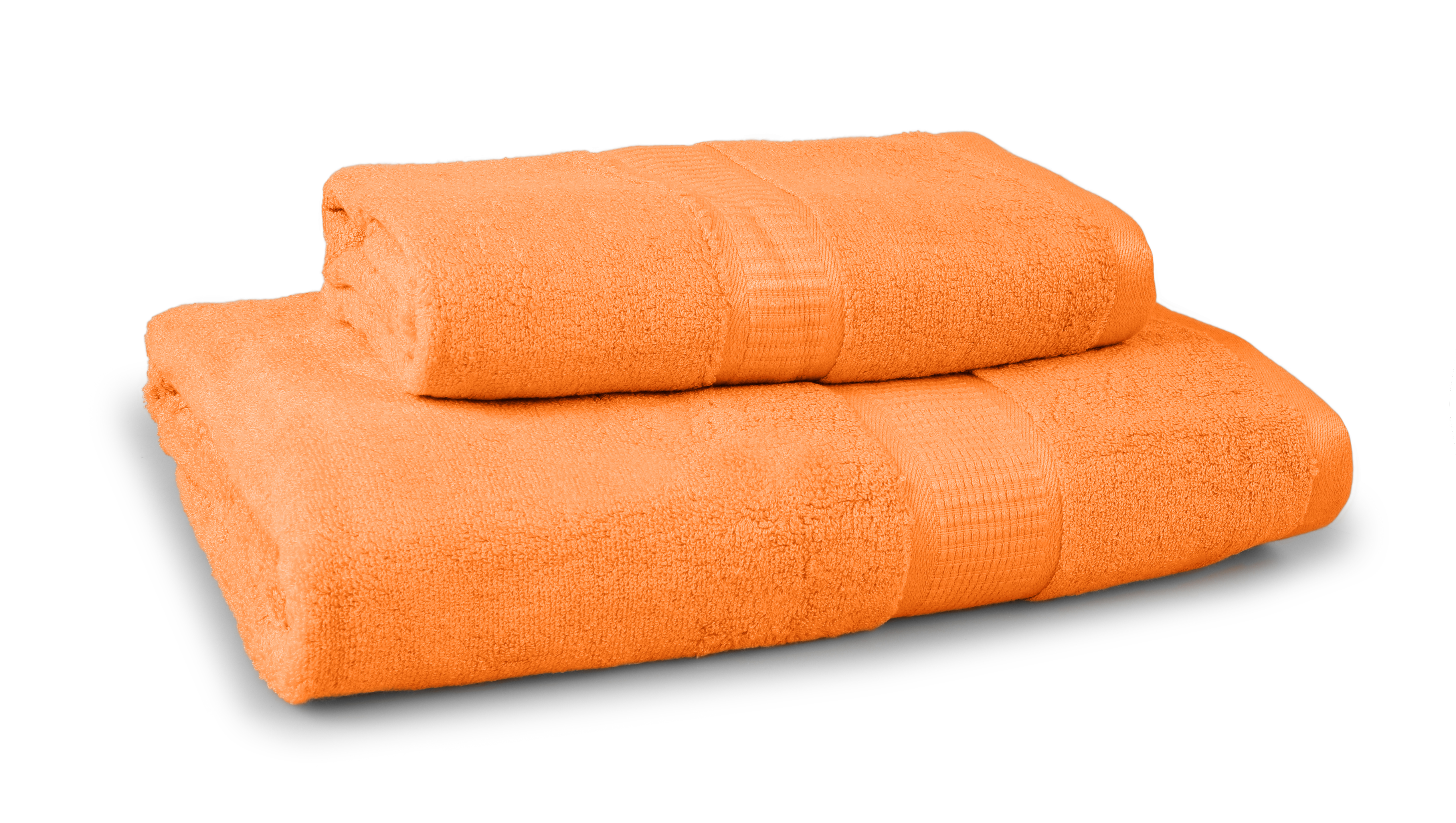 FC17012-BAMBOO veľký uterák s elegantnou bordúrou oranžový