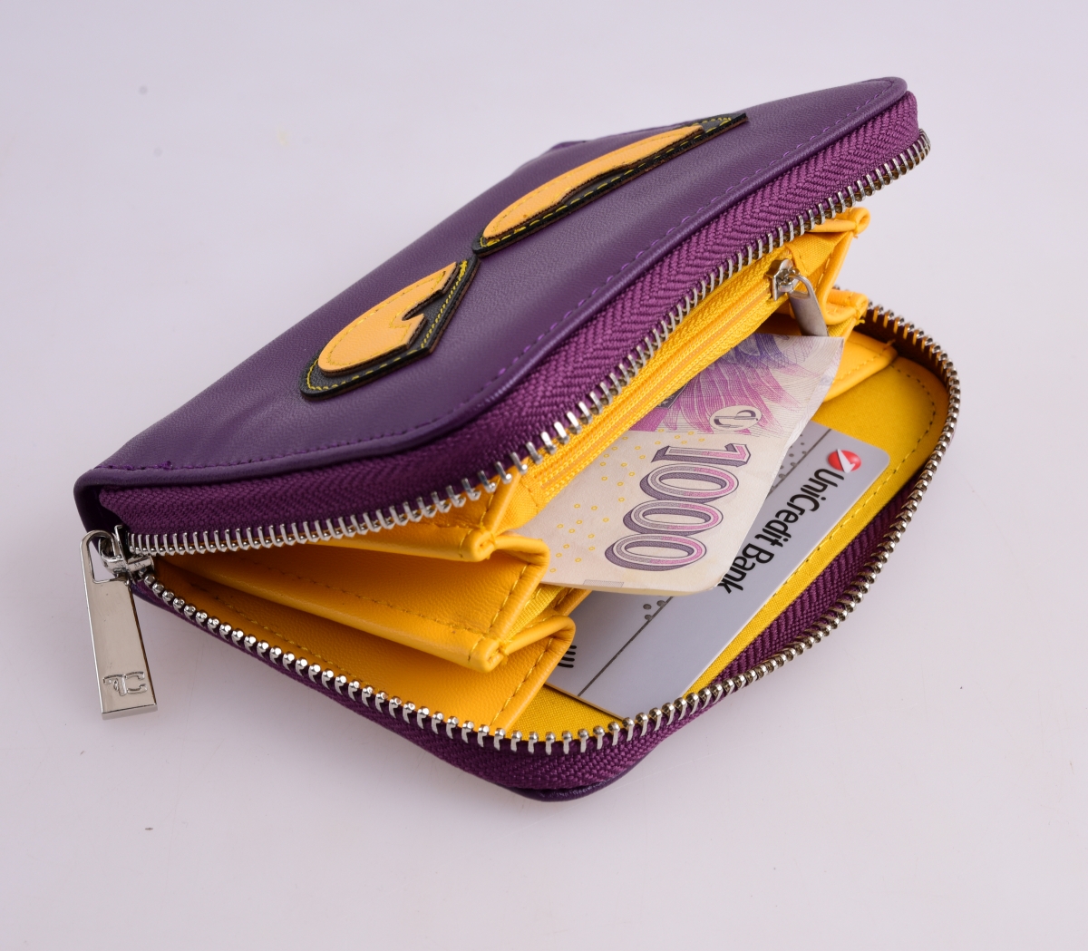 FC16722-Peňaženka REBELITO® z ekokože purple