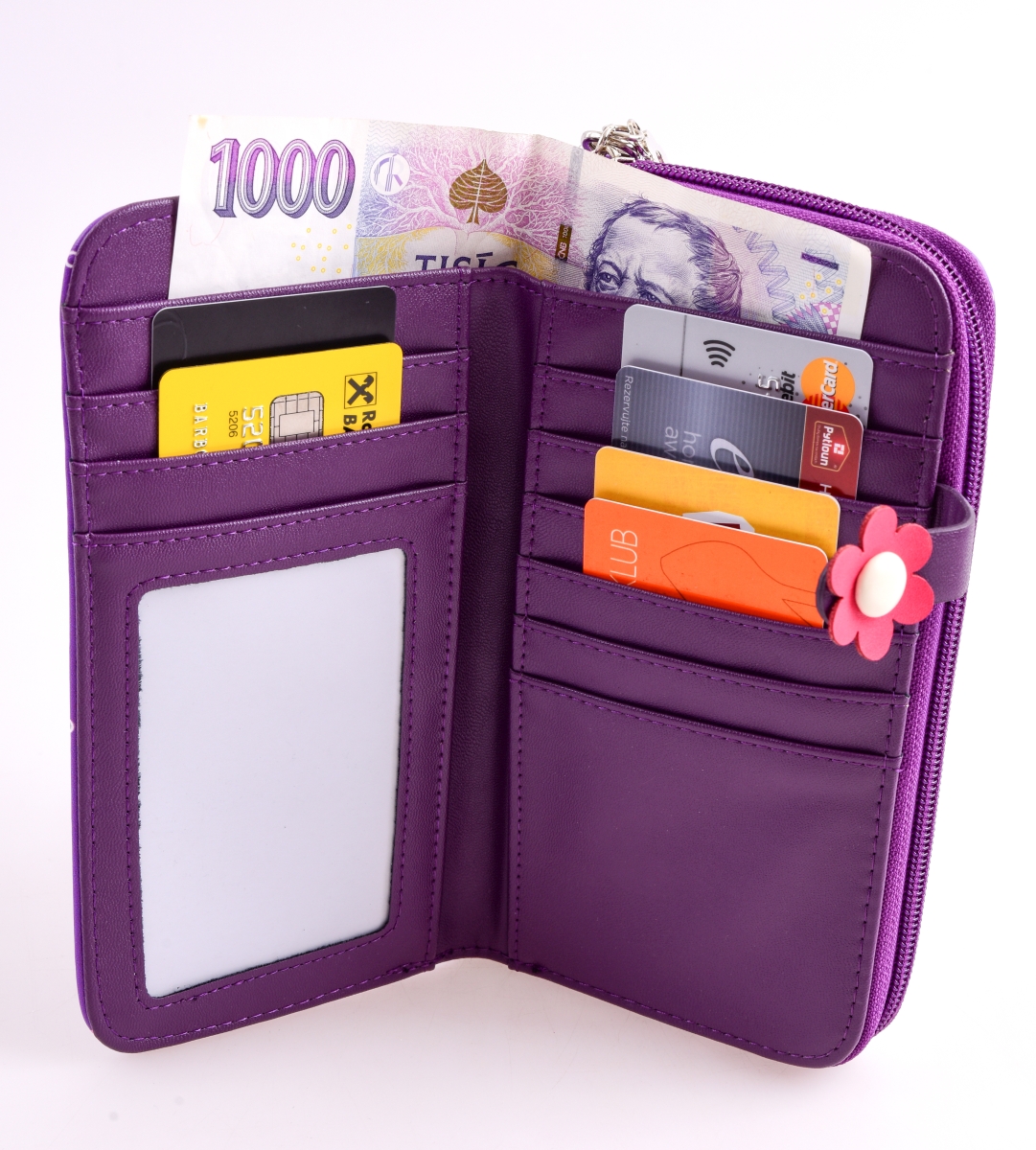 FC16712-Peňaženka KIKISTAR® z ekokože violet