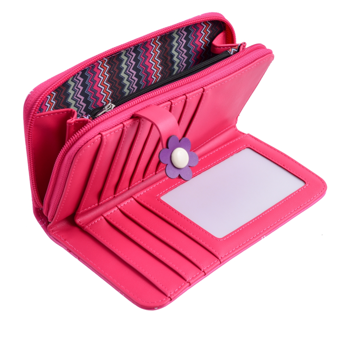 FC16701-Peňaženka KIKISTAR® z ekokože pink