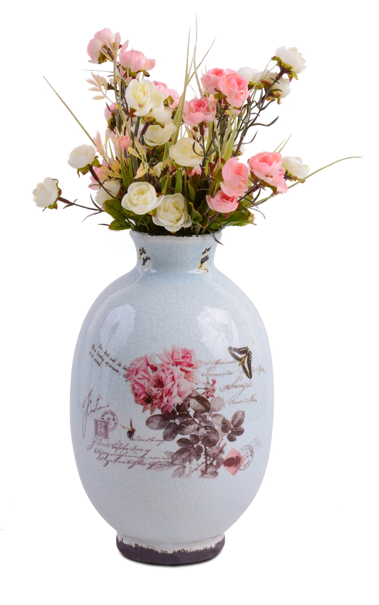 DA13142-Keramická váza s dobovou patinou výška 28 cm