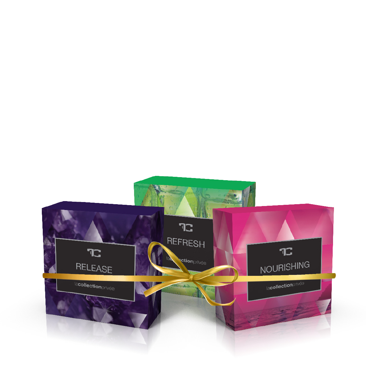 2+1 GRATIS glycerinová mýdla, RELEASE + NOURISHING + REFRESH