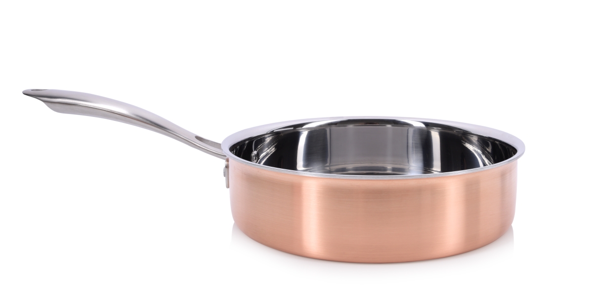 Patelnia z pokrywą CUPRUM&STEEL INDUCTION objętość 2400 ml