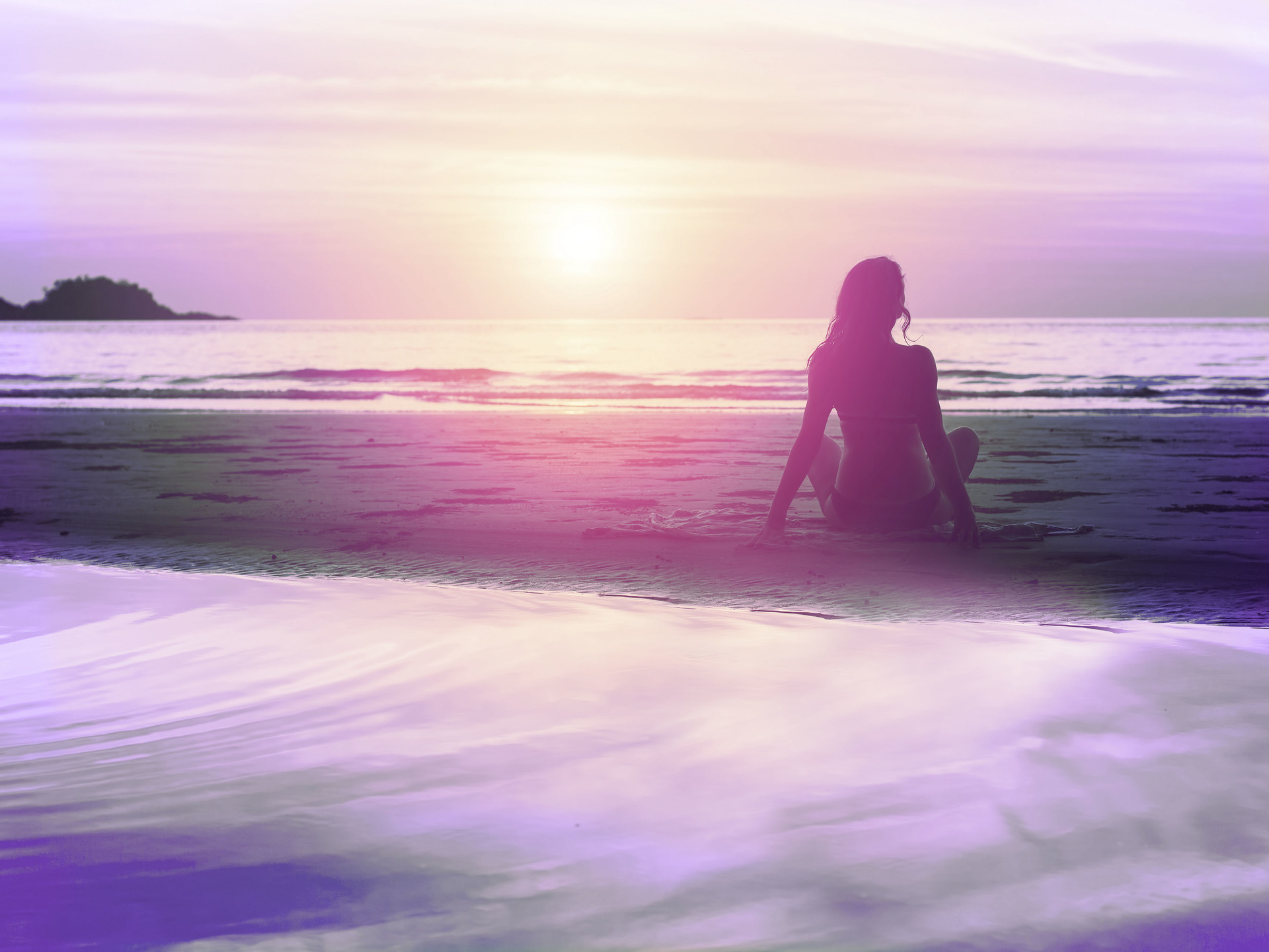 CALMING & CARESSE, 4 dílná dárková sada