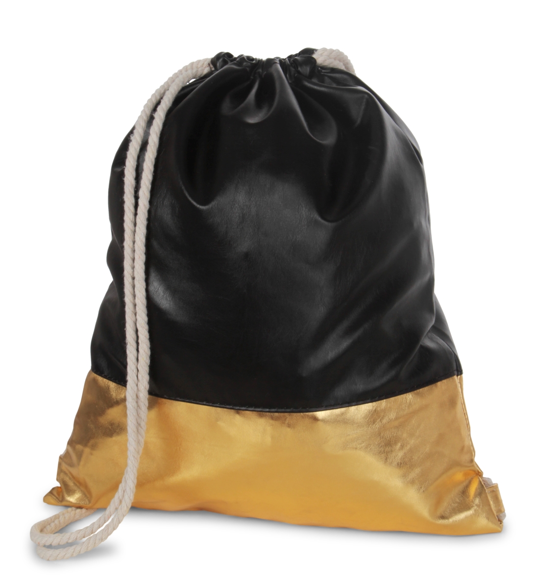 FC21951-METALIC BAG vrece na chrbát čierno zlatý