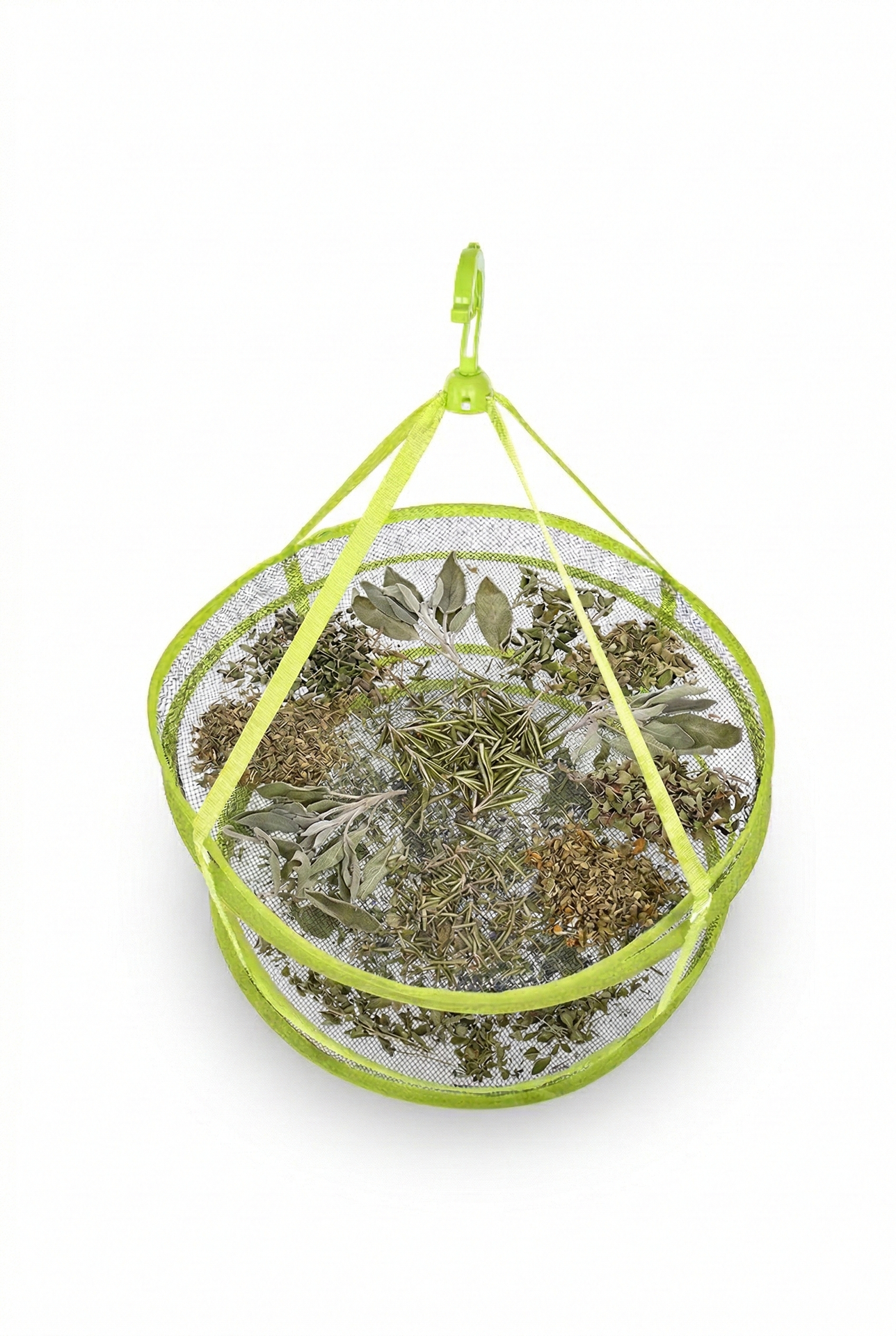 COMPACT | XL składana dwupiętrowa suszarka O 60 cm | na pranie, owoce, grzyby & zioła