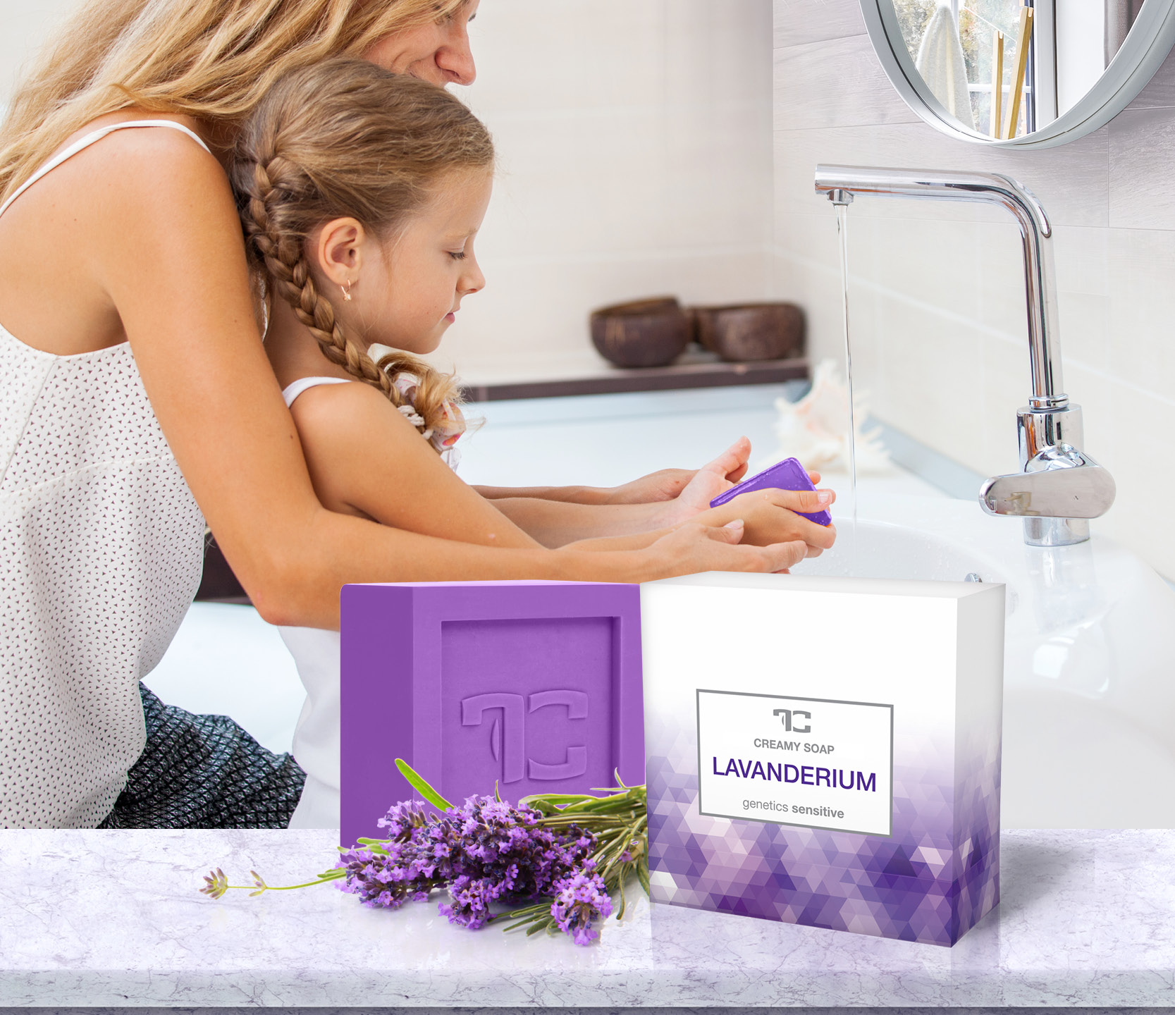 FC8791M-LAVANDERIUM rastlinné krémové mydlo s levanduľovým extraktom