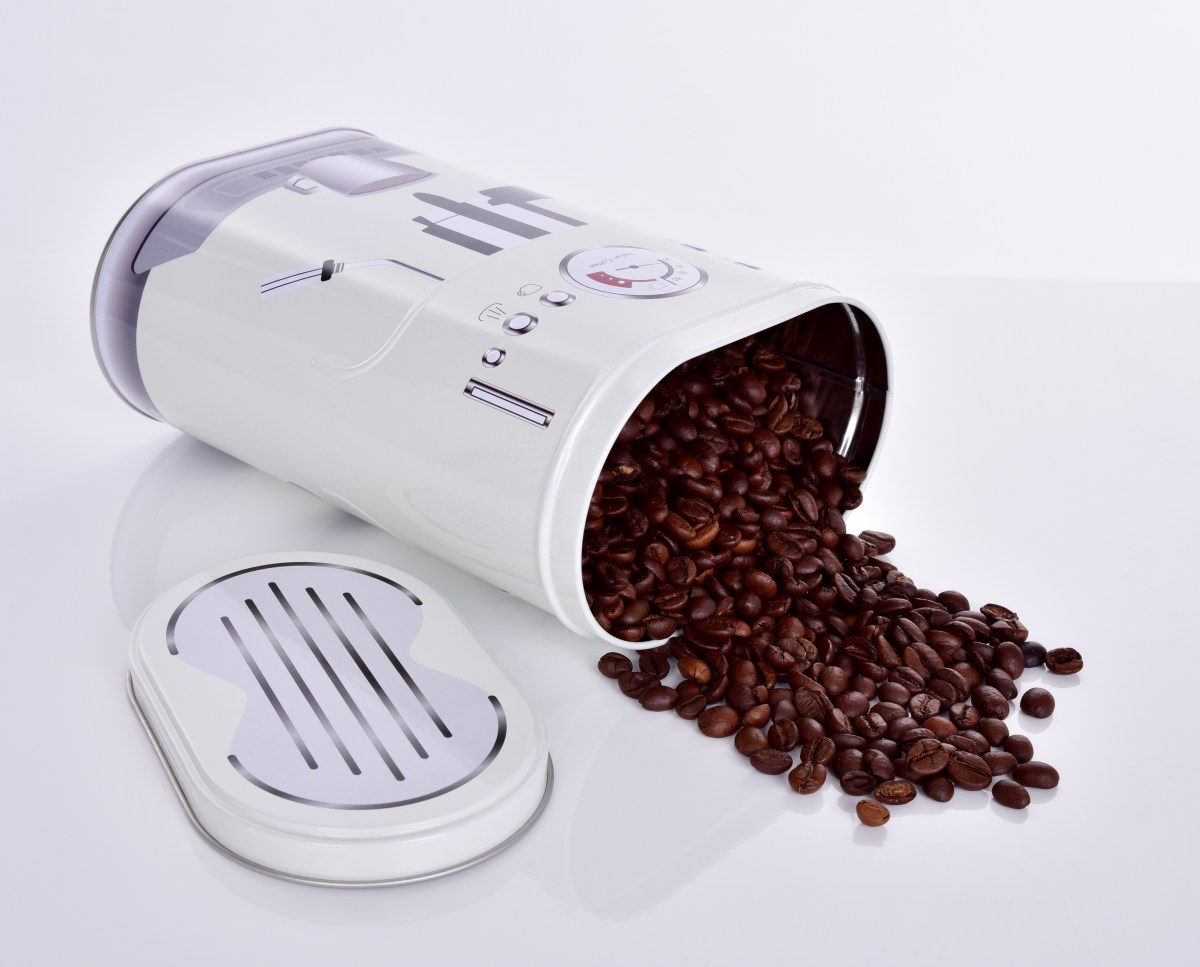 Oválna kovová dóza PRESSO COFFEE