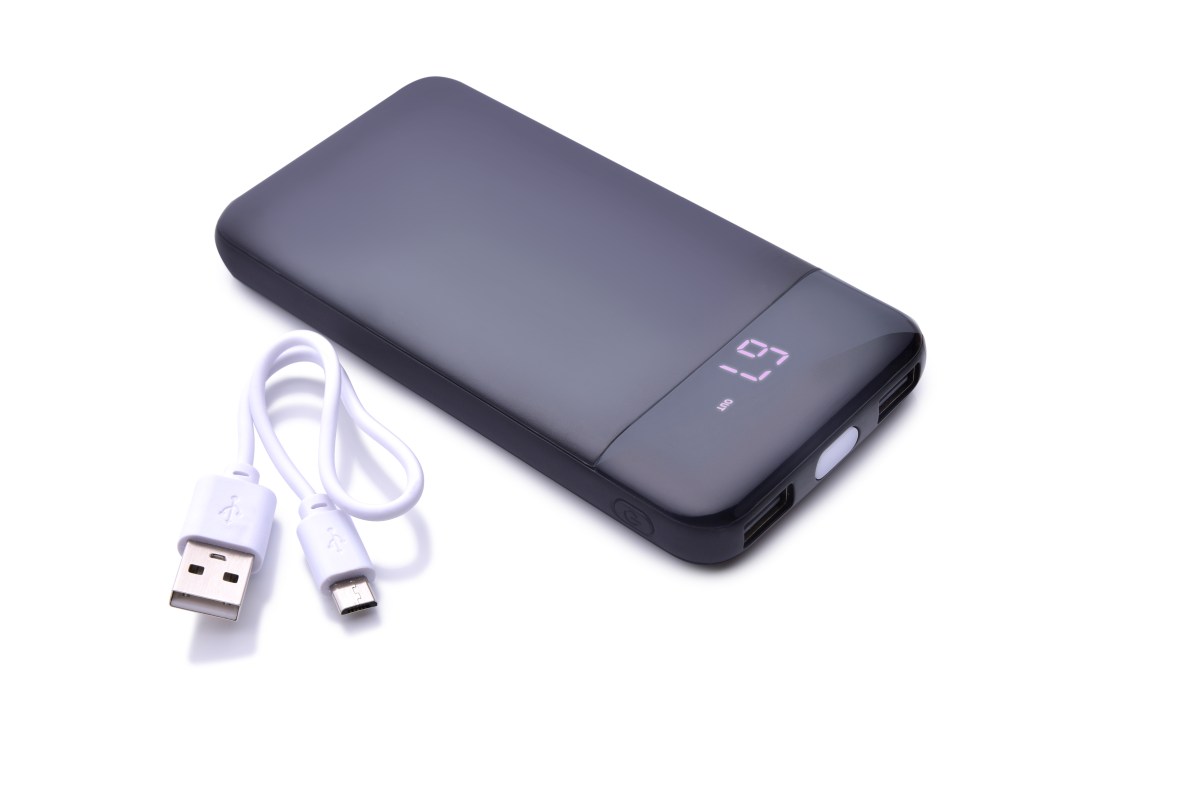 LCD DISPLAY POWERBANK kapacita 10000 mAh black