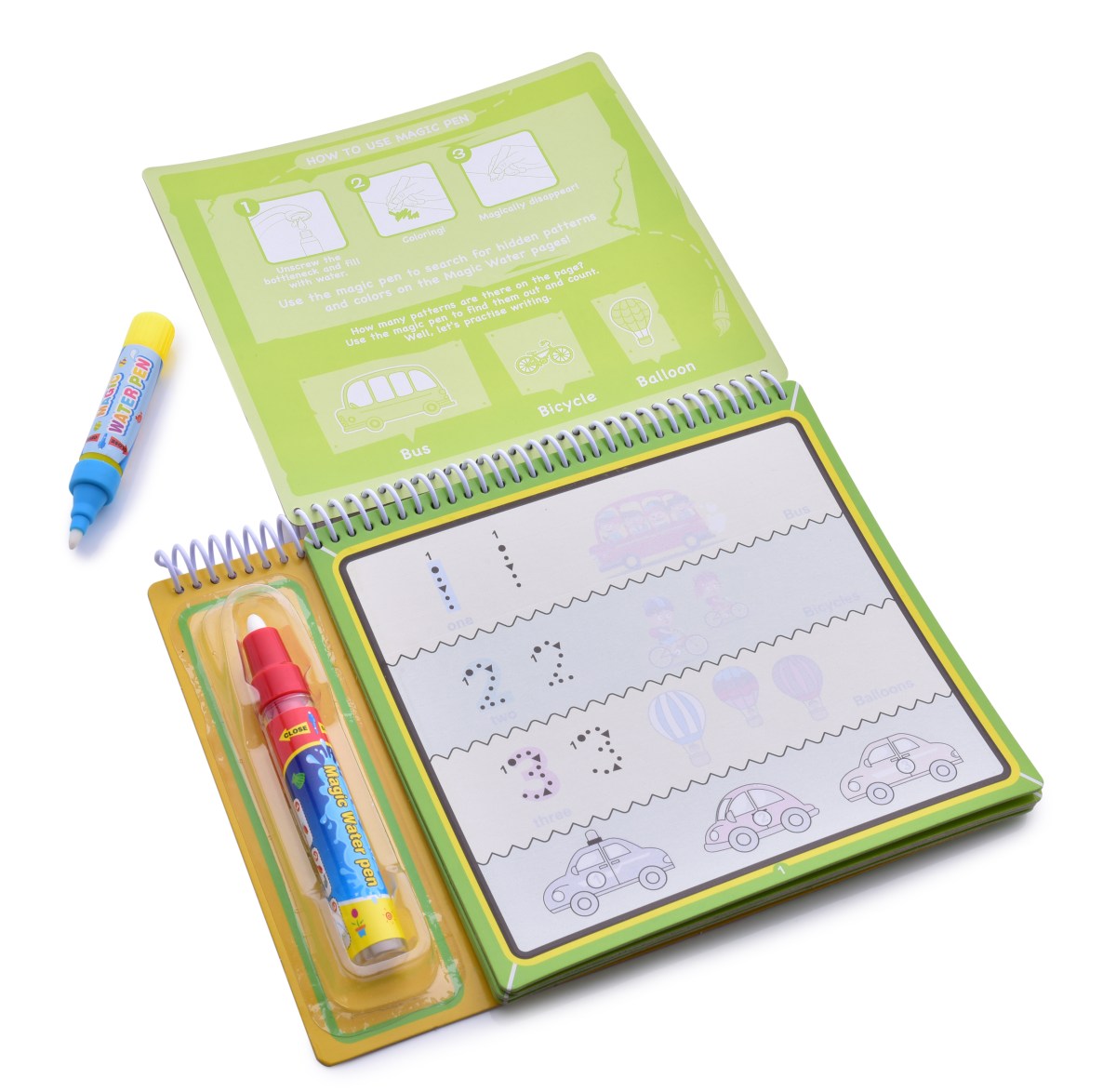 KREATÍVO AQUA kúzelná vodná kresliaca knižka ČÍSLA