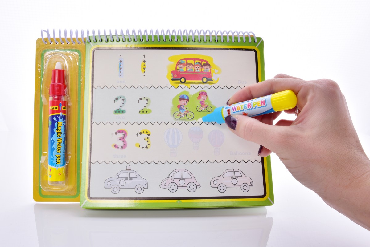 KREATÍVO AQUA kúzelná vodná kresliaca knižka ČÍSLA