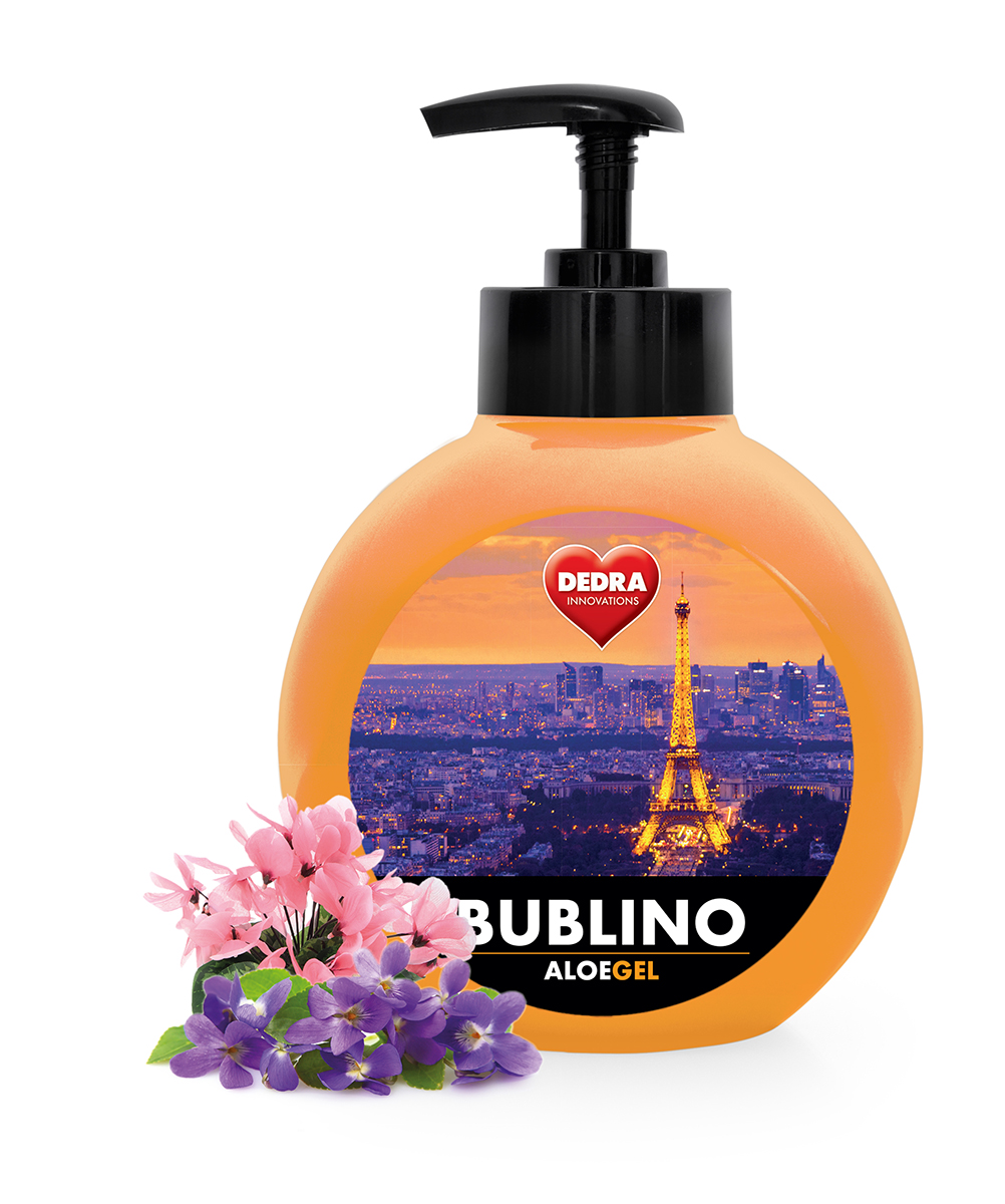 Bublino DE PARIS, tekuté mýdlo na tělo a ruce, s pumpičkou
