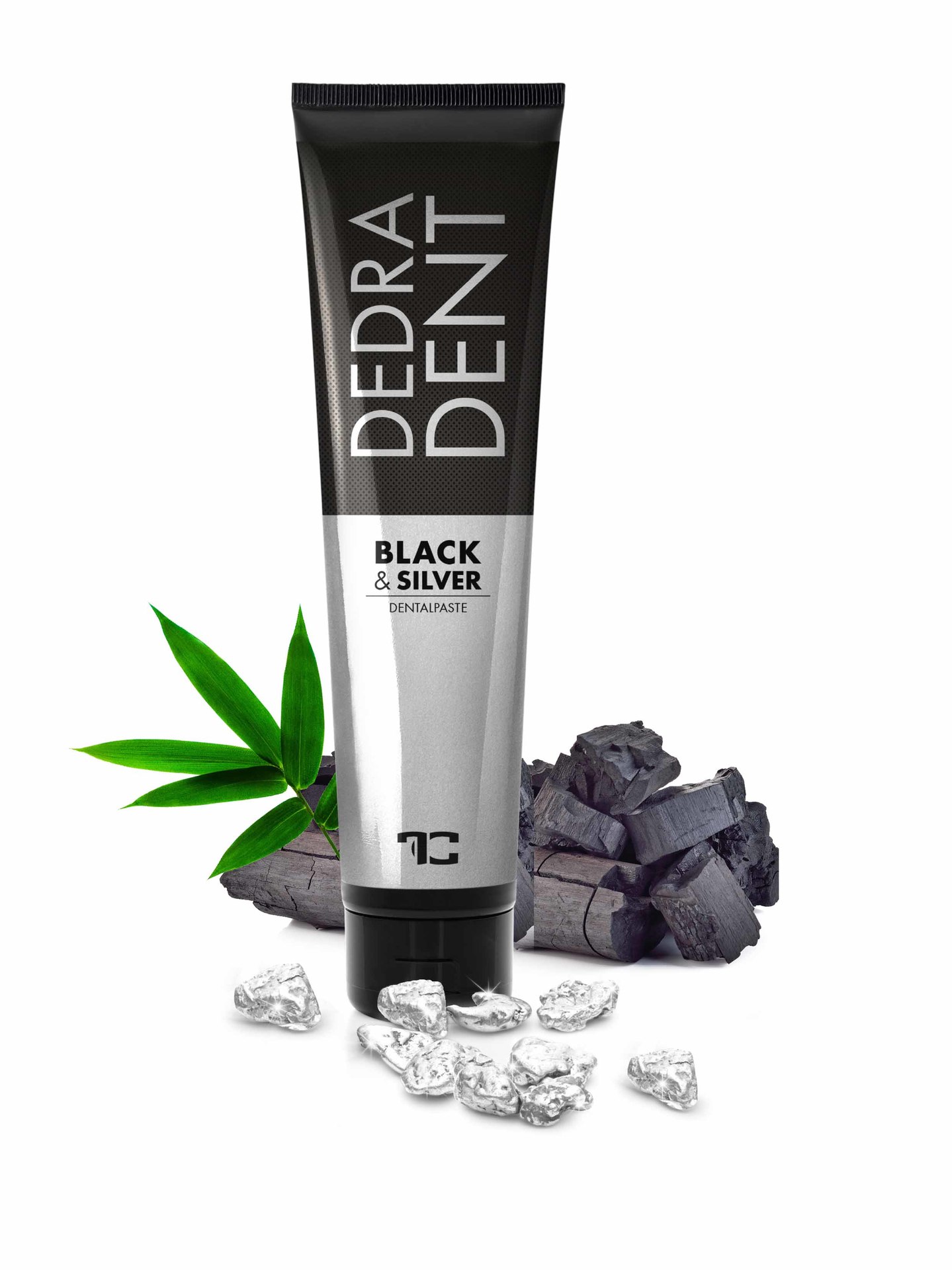 DEDRA DENT® přírodní zubní pasta BLACK & SILVER 100 ml