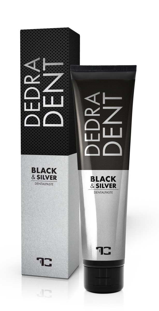 DEDRA DENT® přírodní zubní pasta BLACK & SILVER 100 ml