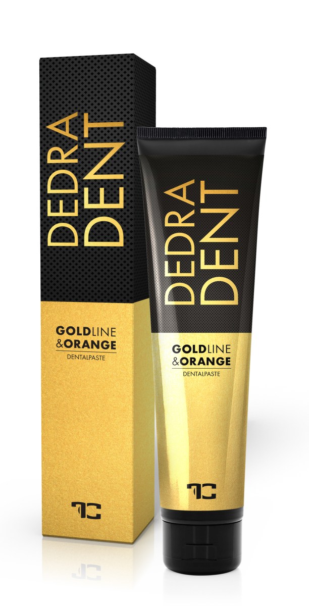 DEDRA DENT® zubní pasta GOLDLINE & ORANGE 100 ml 