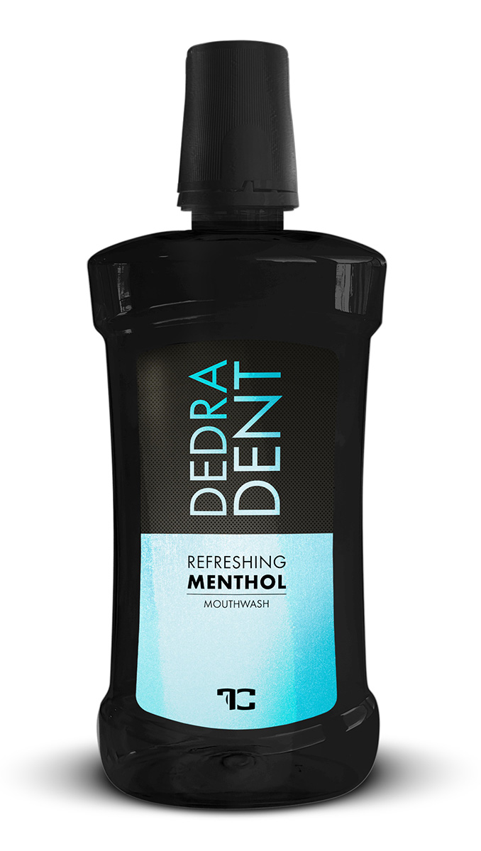 DEDRA DENT® Přírodní ústní voda REFRESHING MENTHOL 500 ml 
