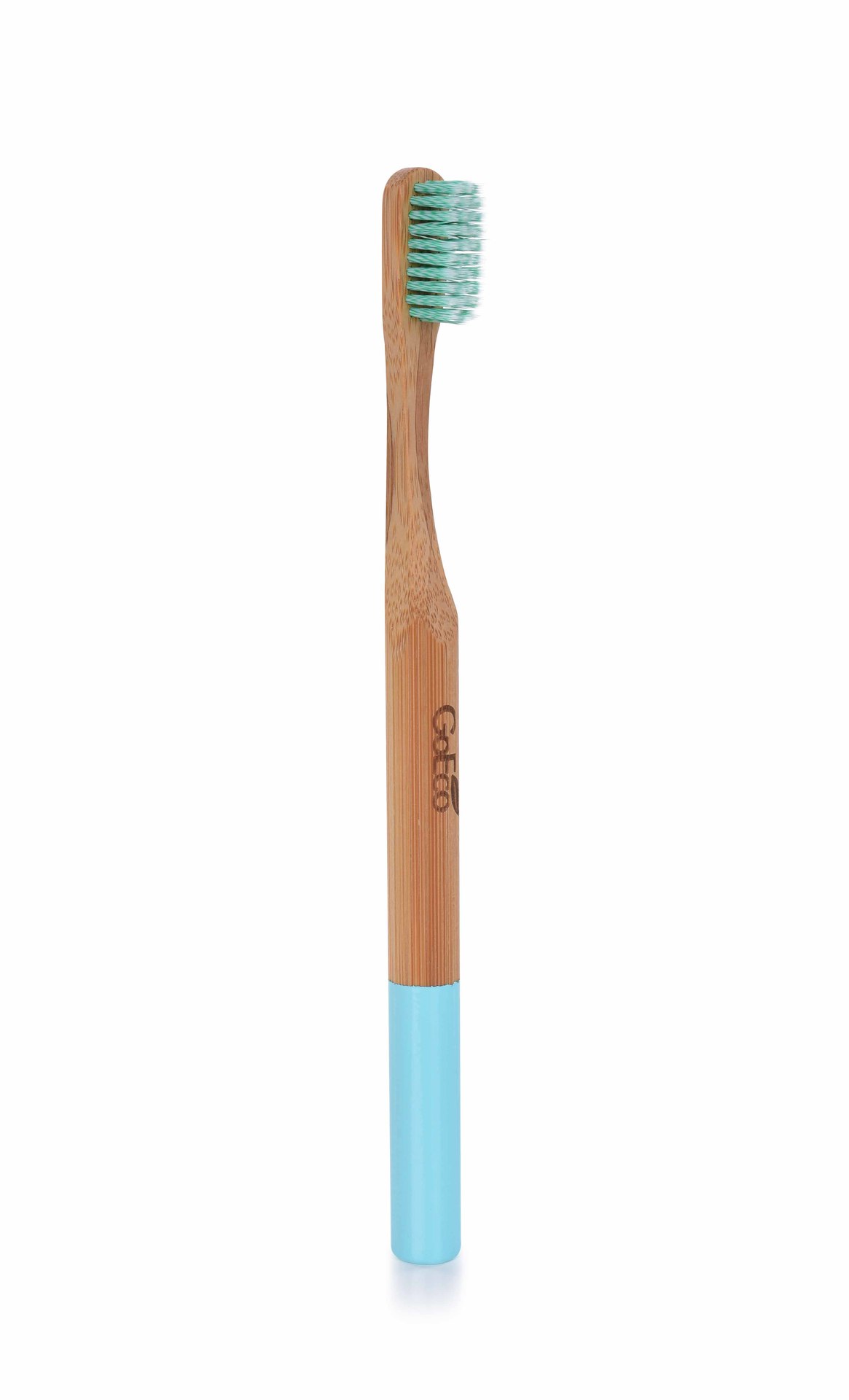 Zubná kefka GoEco® BAMBOO, z vysokotlakového bambusu s veľmi mäkkými štetinkami, mintová 