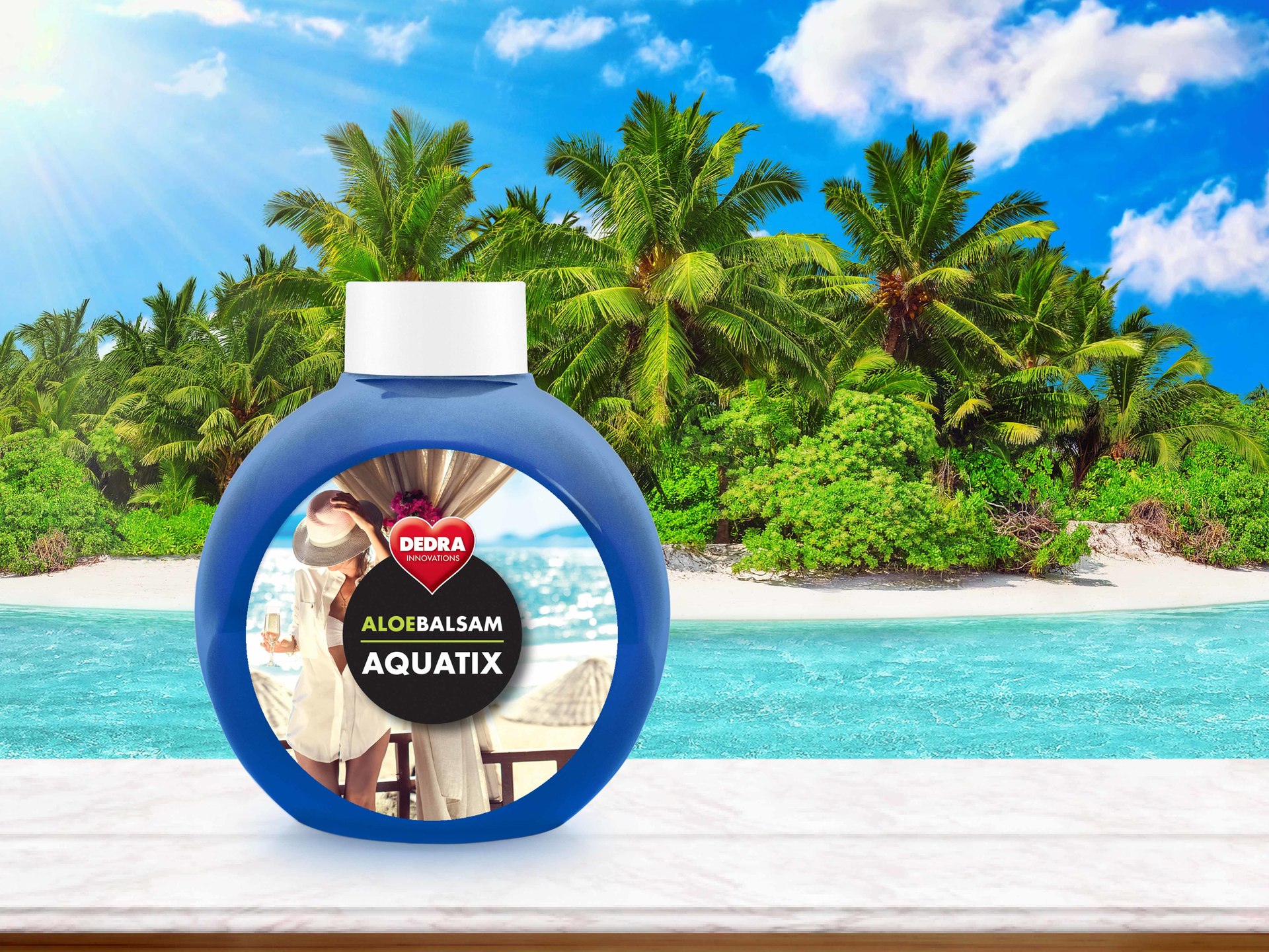 ALOEBALSAM AQUATIX paradise, koncentrát na ruční mytí nádobí bez pumpičky