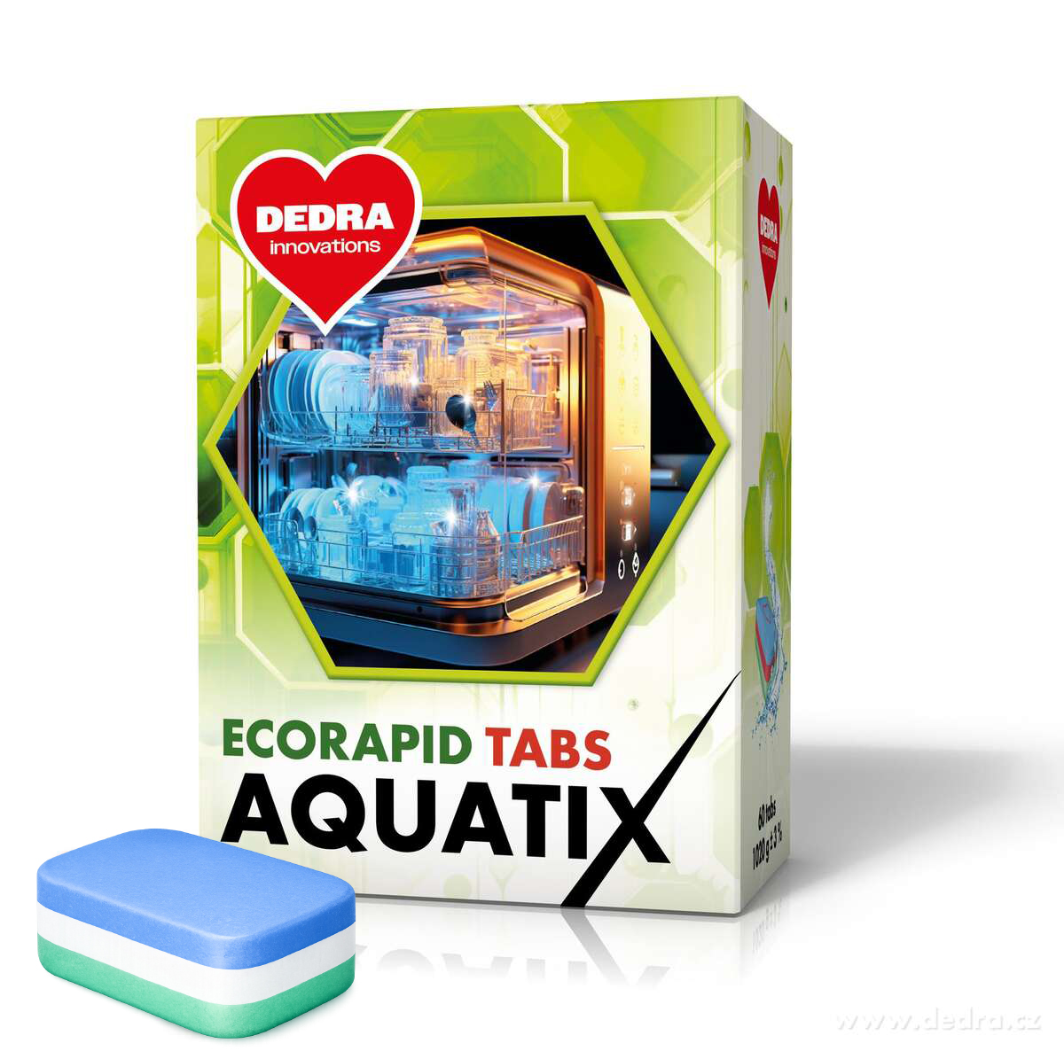 60 szt. EKO wielofunkcyjne tabletki do zmywarki SUPERTABS AQUATIX® ECOLOGIX