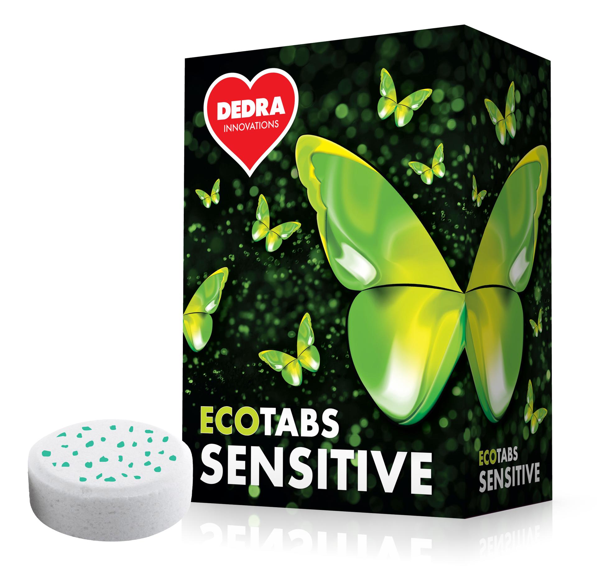 Levně SENSITIVE | Tablety na praní pro citlivou pokožku & miminka | ECOTABS | 26 praní