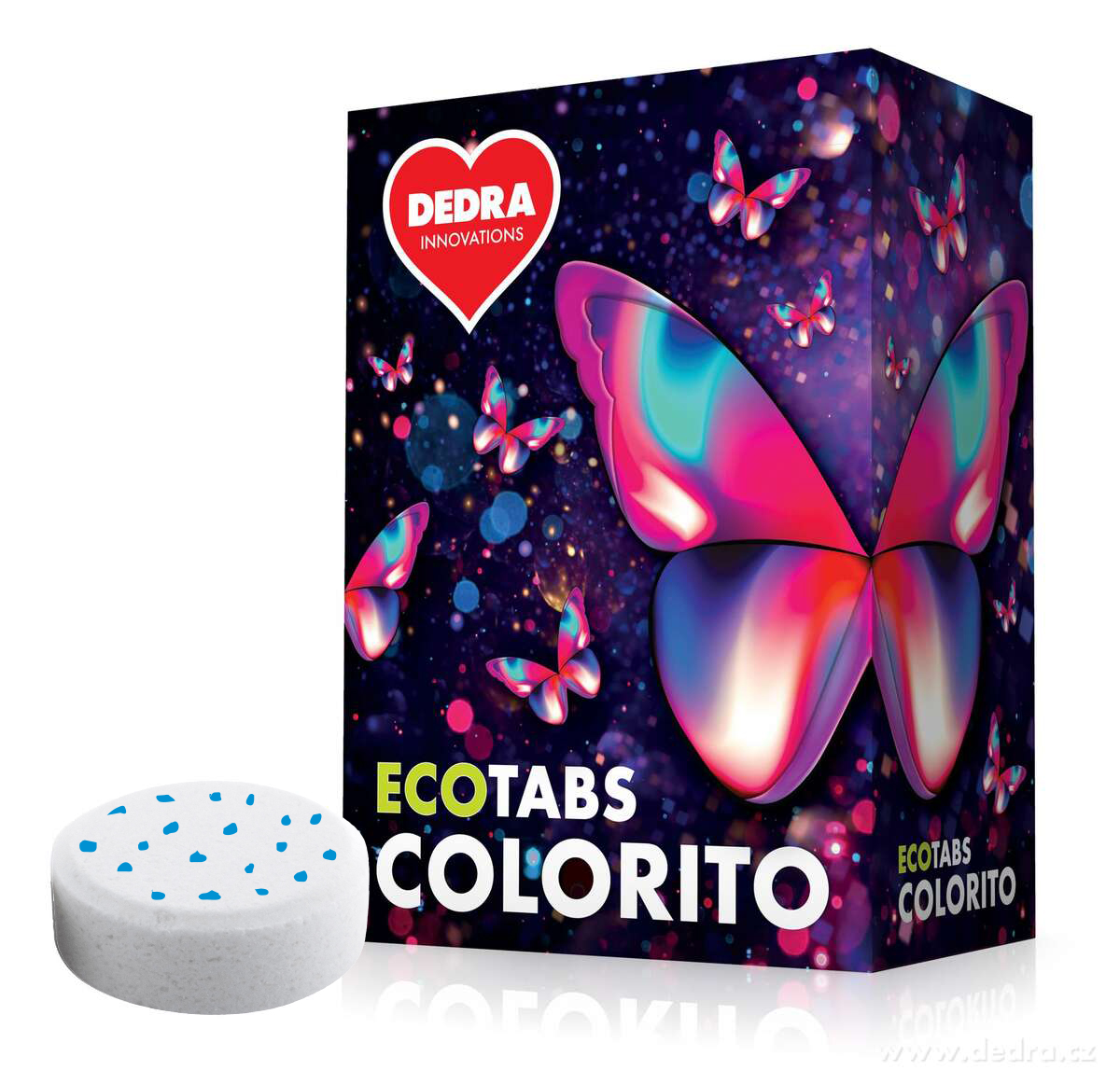 Levně COLORITO | Tablety na barevné prádlo | šetrné k barvám & enzymy | ECOTABS | 26 tablet