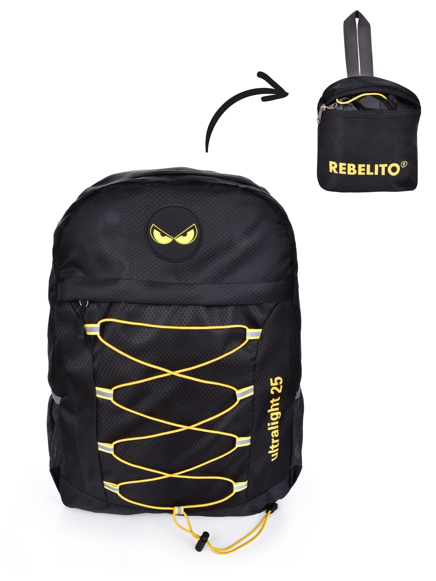Ultralekki skadany plecak REBELITO(R) ULTRALIGHT 25 litrw
