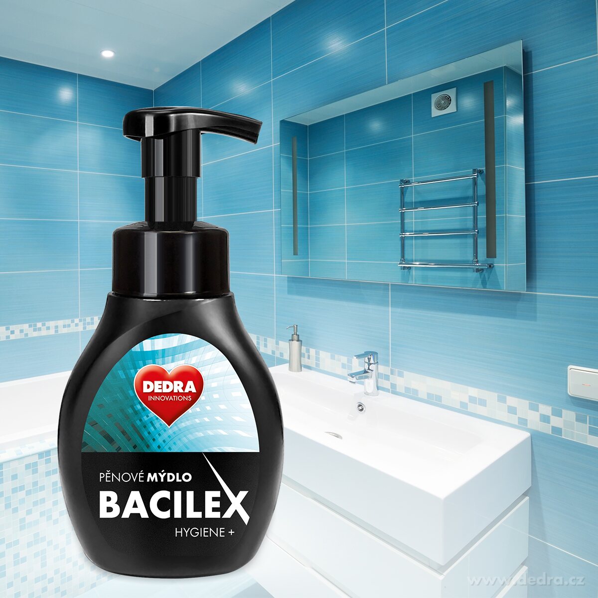 BB0785S-SADA 1 + 1 penové mydlo s antibakteriálnou prísadou BACILEX Hygiene +