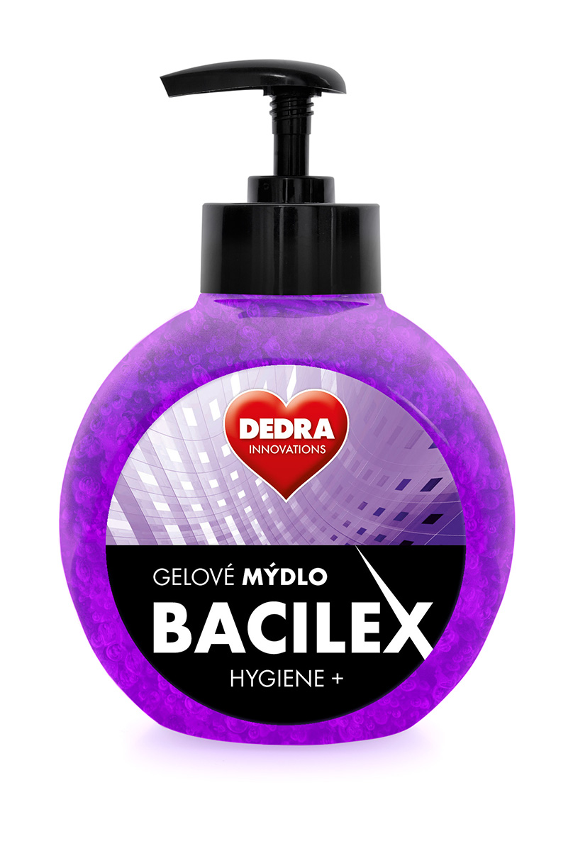 Gelové mýdlo s antimikrobiální přísadou, 500 ml, BACILEX® HYGIENE+