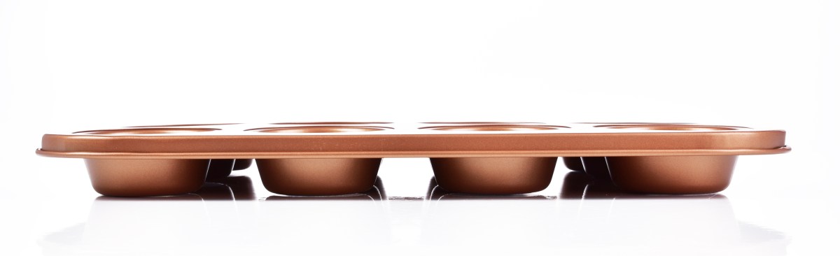 BIOPAN® nepriľnavá forma na muffiny a cupcakes na 12 ks