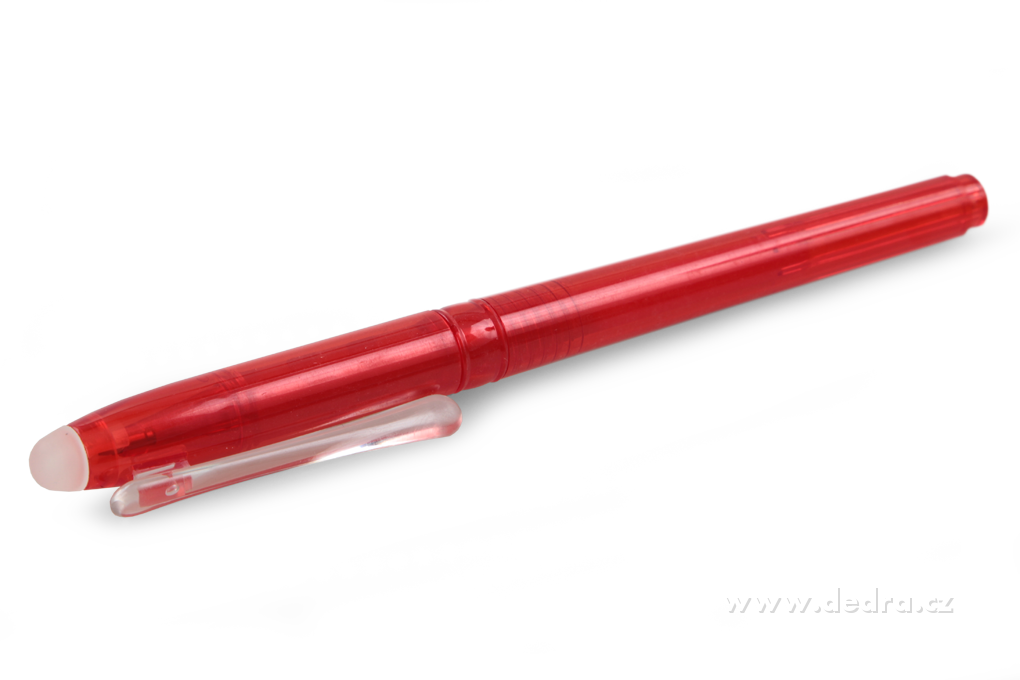 DA6116-GUMOVATELNÉ guľôčkové pero červené