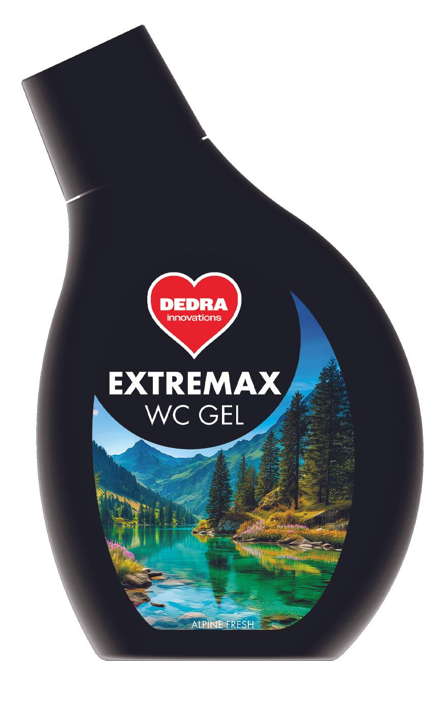 SUPERGEL WC | gęsty żel do WC, bidetów & pisuarów | zapach ALPINE FRESH | ECOTOILET | 500 ml