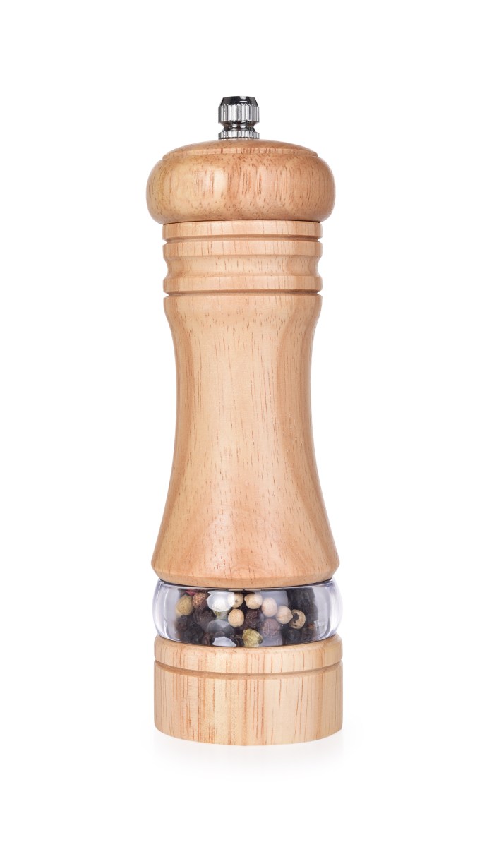 Ručný mlynček na korenie a soľ z bukového dreva GoEco®